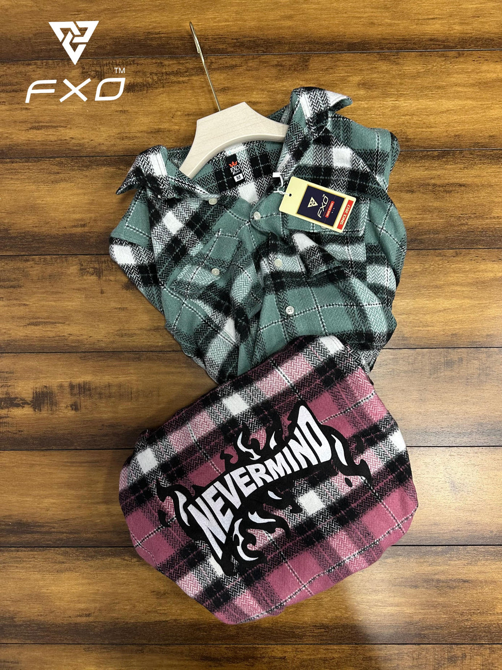 Printed checked Shirts